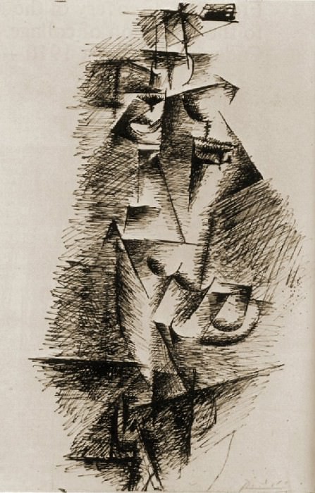 1910 Femme nue5, Пабло Пикассо (1881-1973) Период: 1908-1918
