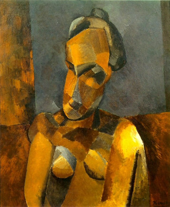 1909 Buste de femme3, Пабло Пикассо (1881-1973) Период: 1908-1918