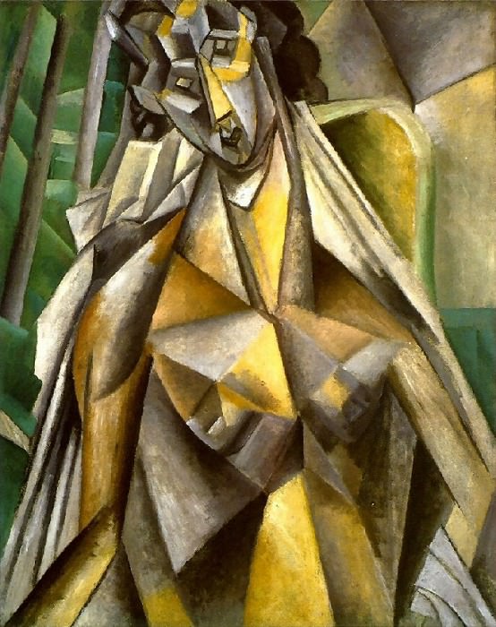 1909 Femme nue dans un fauteuil, Пабло Пикассо (1881-1973) Период: 1908-1918