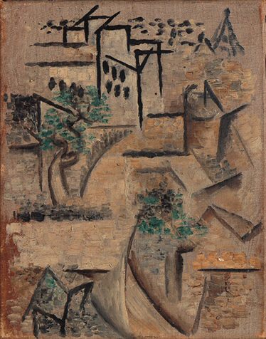 1911 LAvenue Frochot, vu de latelier de Picasso, Pablo Picasso (1881-1973) Period of creation: 1908-1918