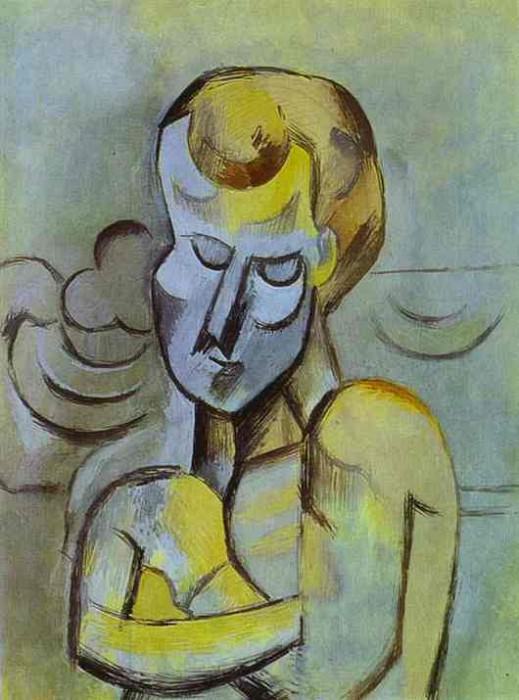 1909 Homme nu aux bras croisВs, Пабло Пикассо (1881-1973) Период: 1908-1918