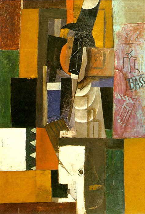 1913 Homme Е la guitare, Pablo Picasso (1881-1973) Period of creation: 1908-1918
