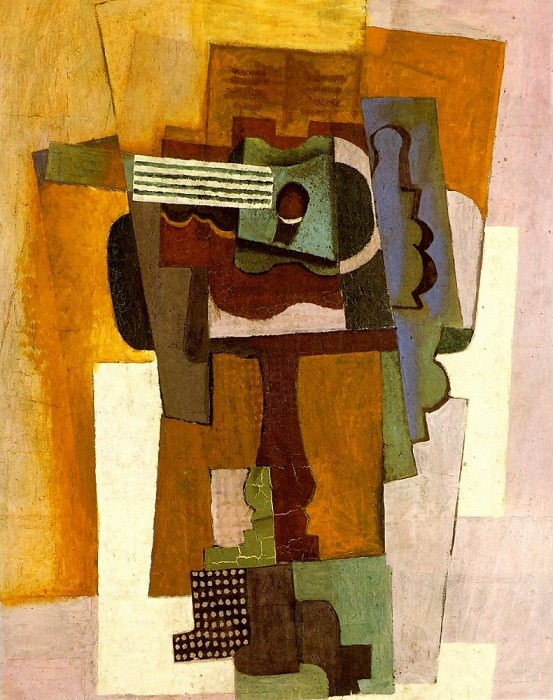 1915 Guitare sur un guВridon, Pablo Picasso (1881-1973) Period of creation: 1908-1918