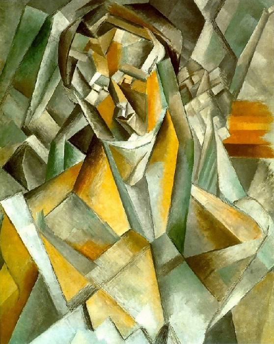 1909 Femme assise1, Пабло Пикассо (1881-1973) Период: 1908-1918