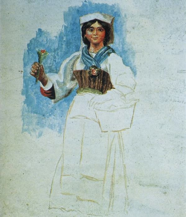 1917 Femme0, Пабло Пикассо (1881-1973) Период: 1908-1918