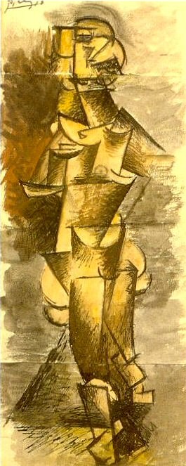1910 Femme nue en pied, Pablo Picasso (1881-1973) Period of creation: 1908-1918