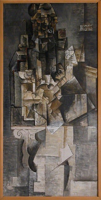 1911 Homme Е la guitare, Пабло Пикассо (1881-1973) Период: 1908-1918