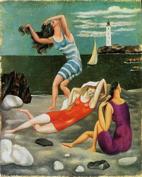 1918 Les baigneuses, Пабло Пикассо (1881-1973) Период: 1908-1918