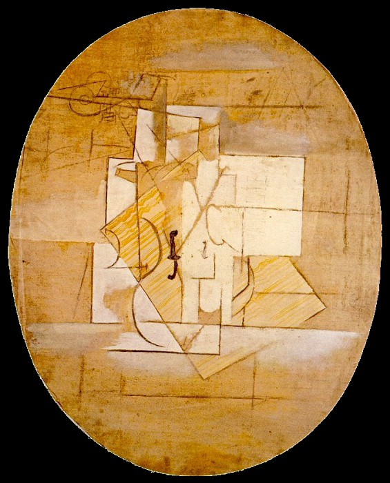 1912 Violon de CВret, Пабло Пикассо (1881-1973) Период: 1908-1918
