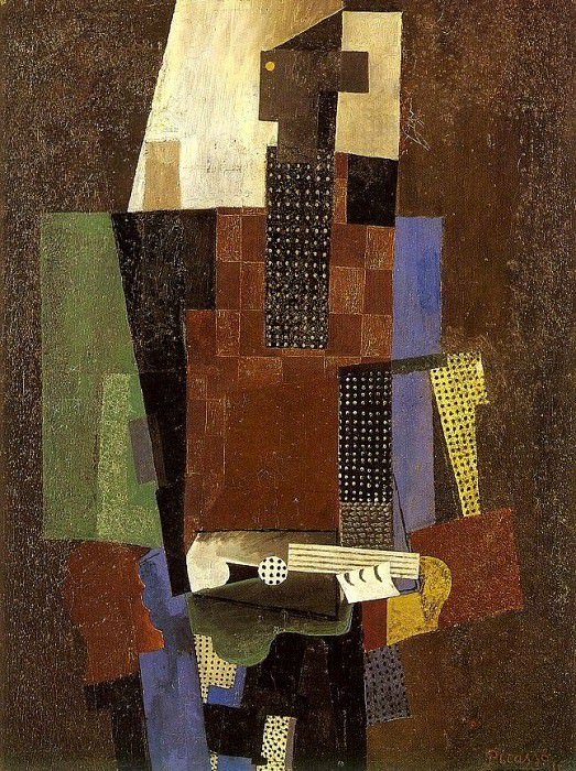 1916 Guitariste, Pablo Picasso (1881-1973) Period of creation: 1908-1918