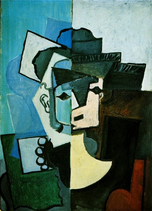1917 Visage de femme, Пабло Пикассо (1881-1973) Период: 1908-1918