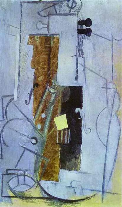 1913 Clarinette et Violon, Пабло Пикассо (1881-1973) Период: 1908-1918