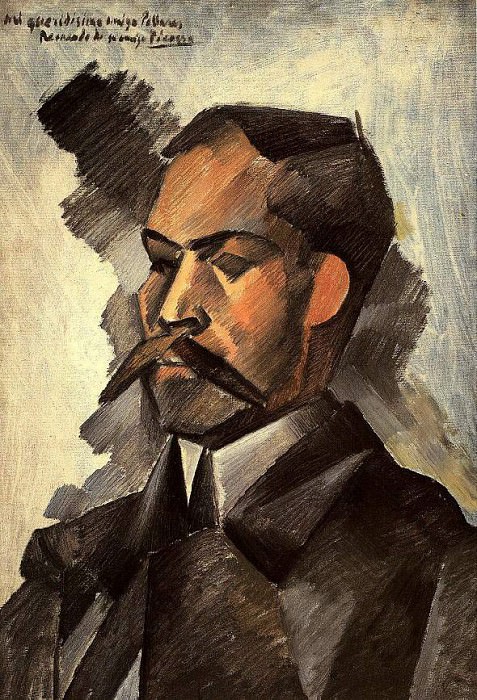 1909 Portait de Manuel PollarВs. JPG, Pablo Picasso (1881-1973) Period of creation: 1908-1918
