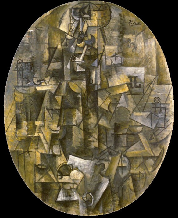 1911 Homme Е la pipe, Пабло Пикассо (1881-1973) Период: 1908-1918