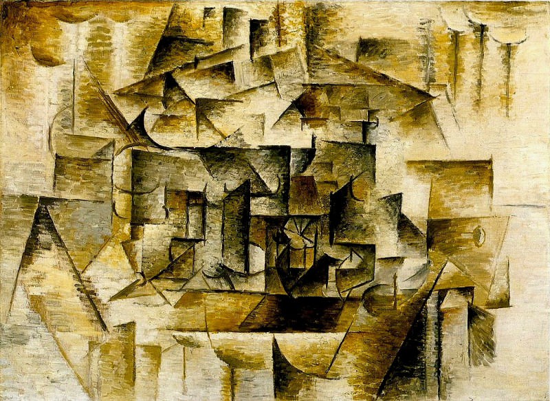 1910 Nature morte avec verre et citron, Пабло Пикассо (1881-1973) Период: 1908-1918