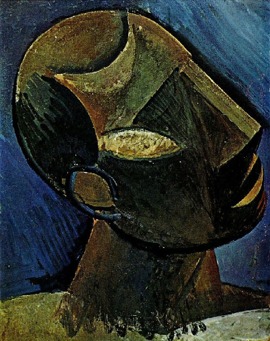 1908 TИte dhomme, Pablo Picasso (1881-1973) Period of creation: 1908-1918