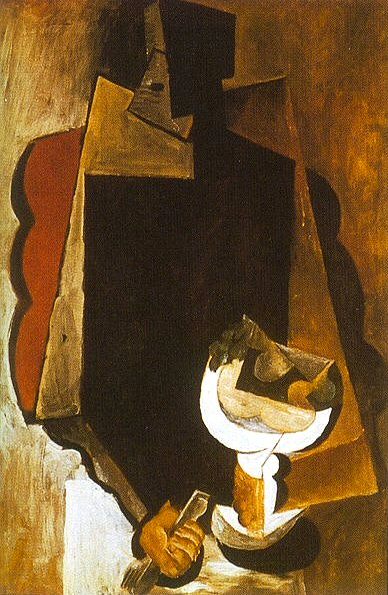 1917 Personnage au compotier, Пабло Пикассо (1881-1973) Период: 1908-1918