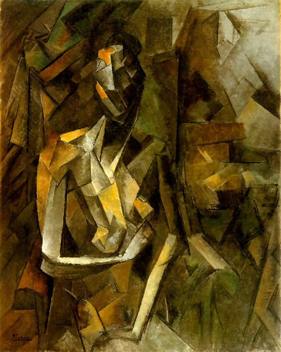 1909 Femme nue assise1, Пабло Пикассо (1881-1973) Период: 1908-1918