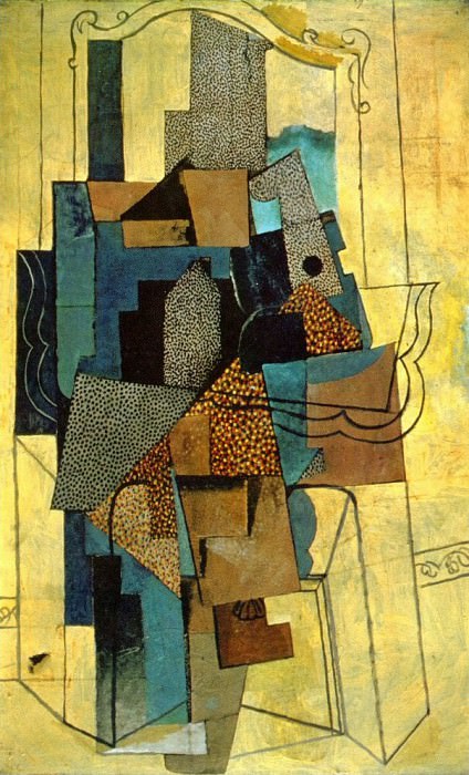 1916 Homme Е la cheminВe, Пабло Пикассо (1881-1973) Период: 1908-1918