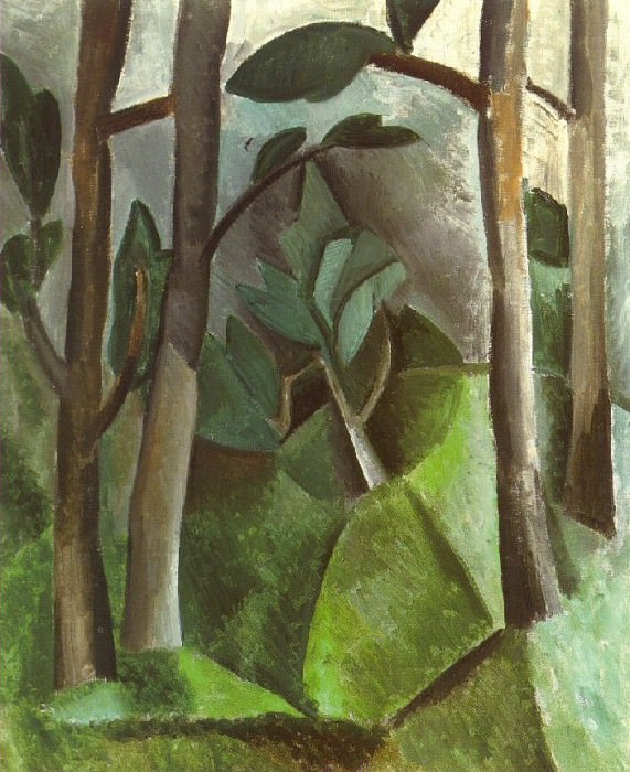 1908 Paysage4, Пабло Пикассо (1881-1973) Период: 1908-1918