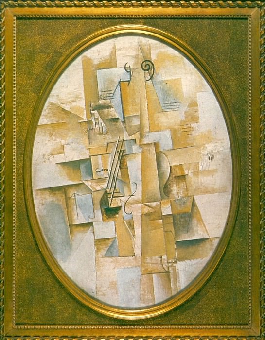 1912 Violon pyramidal, Пабло Пикассо (1881-1973) Период: 1908-1918