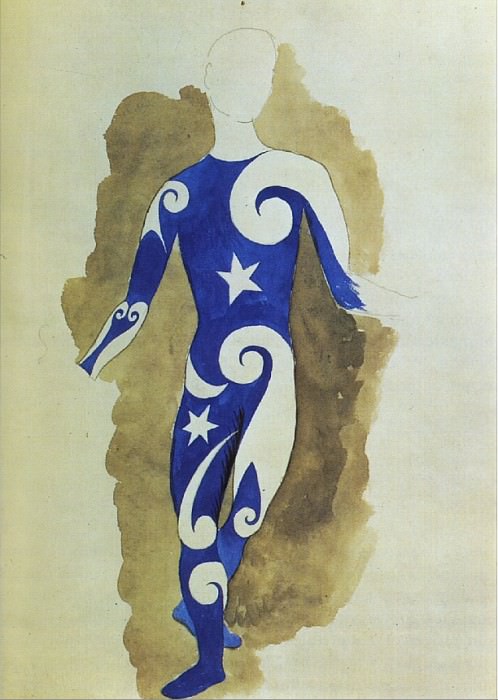 1917 Parade – projet pour un costume dacrobate, Пабло Пикассо (1881-1973) Период: 1908-1918