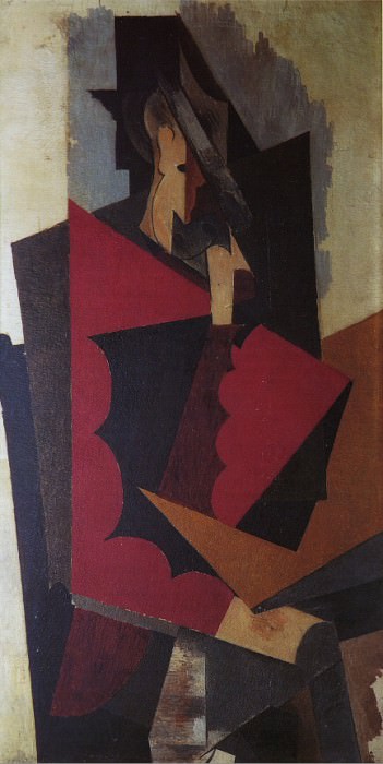 1917 Homme assis accoudВ, Пабло Пикассо (1881-1973) Период: 1908-1918