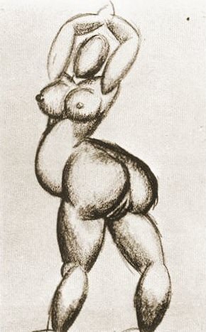 1908 Nu Callypige, Пабло Пикассо (1881-1973) Период: 1908-1918