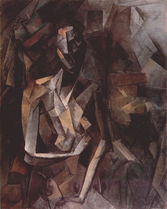 1910 femme nue assise, Пабло Пикассо (1881-1973) Период: 1908-1918