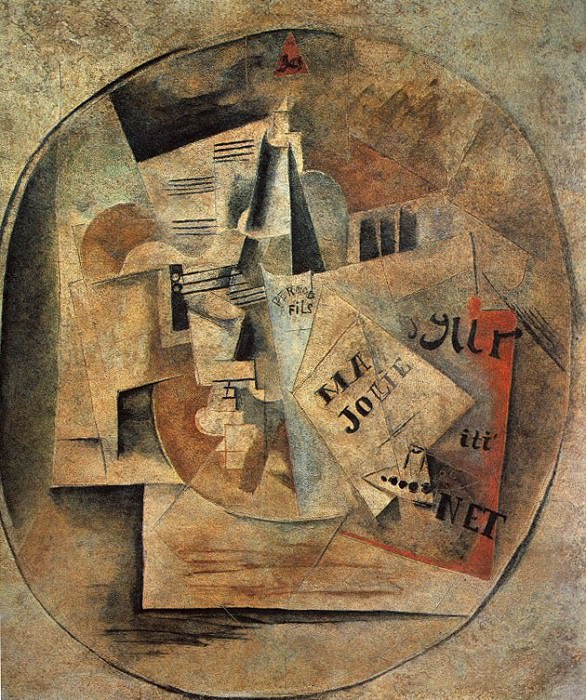1912 Ma Jolie Mural, Пабло Пикассо (1881-1973) Период: 1908-1918