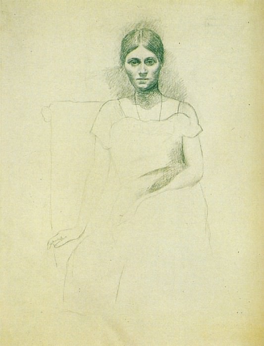1917 Portrait dOlga Kokhlova1, Pablo Picasso (1881-1973) Period of creation: 1908-1918