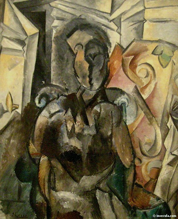 1910 Nu dans un fauteuil, Пабло Пикассо (1881-1973) Период: 1908-1918