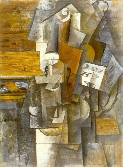 1912 Violon Jolie Eva, Пабло Пикассо (1881-1973) Период: 1908-1918