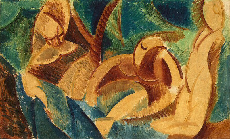 1908 Baignade, Пабло Пикассо (1881-1973) Период: 1908-1918