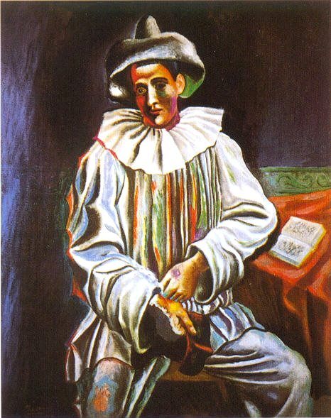 1918 Pierrot1, Pablo Picasso (1881-1973) Period of creation: 1908-1918