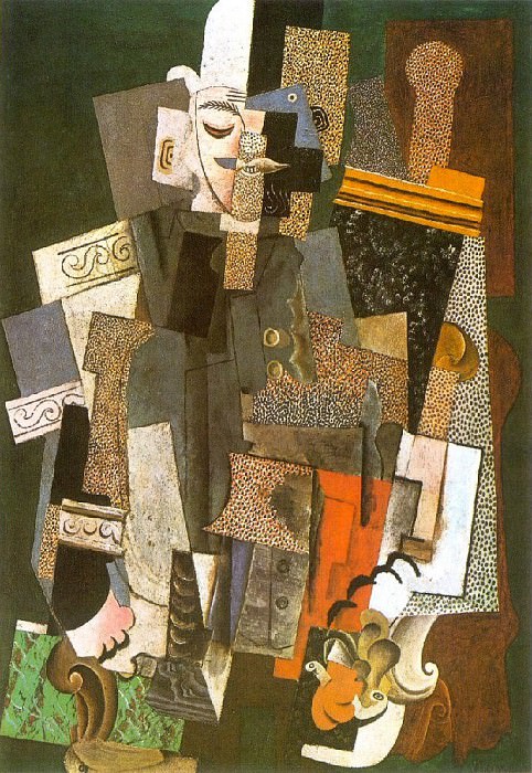1915 Homme au chapeau melon assis dans un fauteuil, Pablo Picasso (1881-1973) Period of creation: 1908-1918
