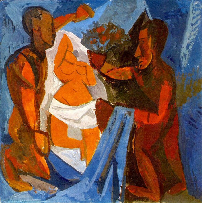 1908 LOffrande, Pablo Picasso (1881-1973) Period of creation: 1908-1918
