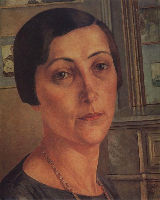 Portrait SN Andronikova. 1925, Kuzma Sergeevich Petrov-Vodkin
