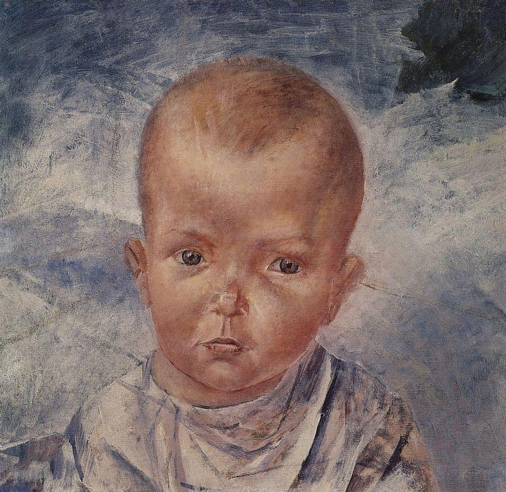 Daughter of the artist. 1923, Kuzma Sergeevich Petrov-Vodkin