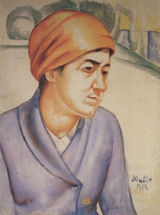 Portrait MF Petrova – Vodkin. 1912, Kuzma Sergeevich Petrov-Vodkin