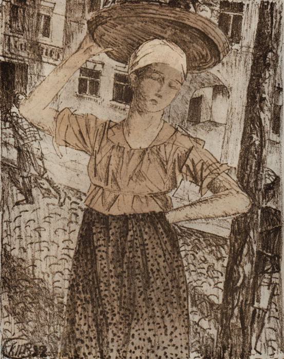 Raznoschitsa. 1922, Kuzma Sergeevich Petrov-Vodkin