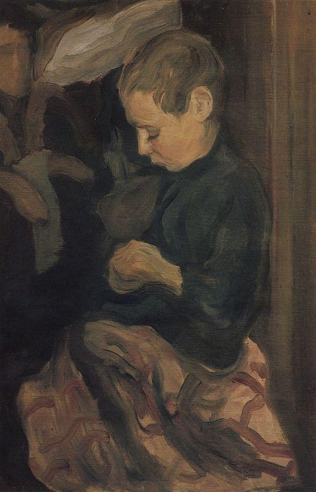 Boy. 1900 e, Kuzma Sergeevich Petrov-Vodkin
