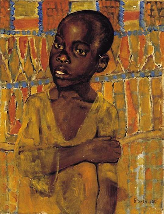 African boy. 1907, Kuzma Sergeevich Petrov-Vodkin