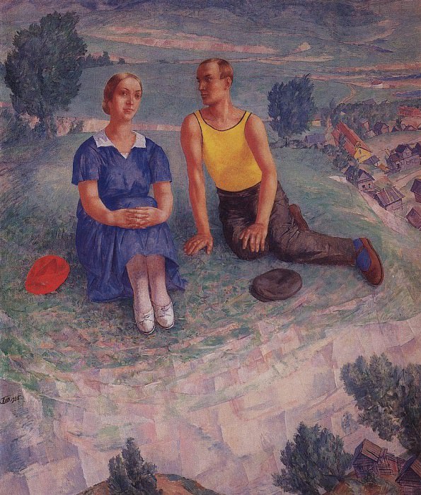 Spring. 1935, Kuzma Sergeevich Petrov-Vodkin