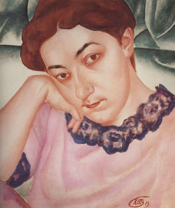 Portrait MF Petrova – Vodkin. 1913, Kuzma Sergeevich Petrov-Vodkin