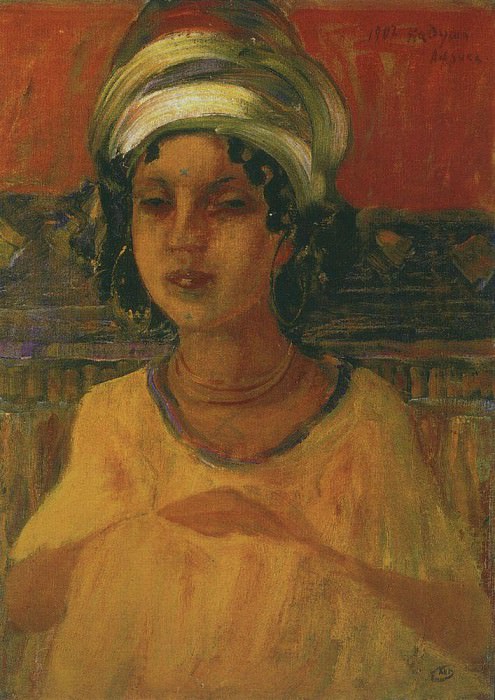 Кадуша. Африка. 1907, Петров-Водкин Кузьма Сергеевич