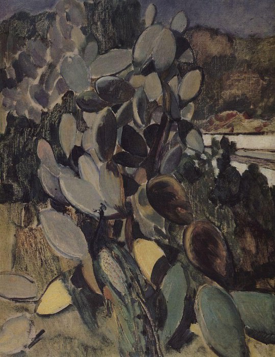 Cacti. 1907, Kuzma Sergeevich Petrov-Vodkin