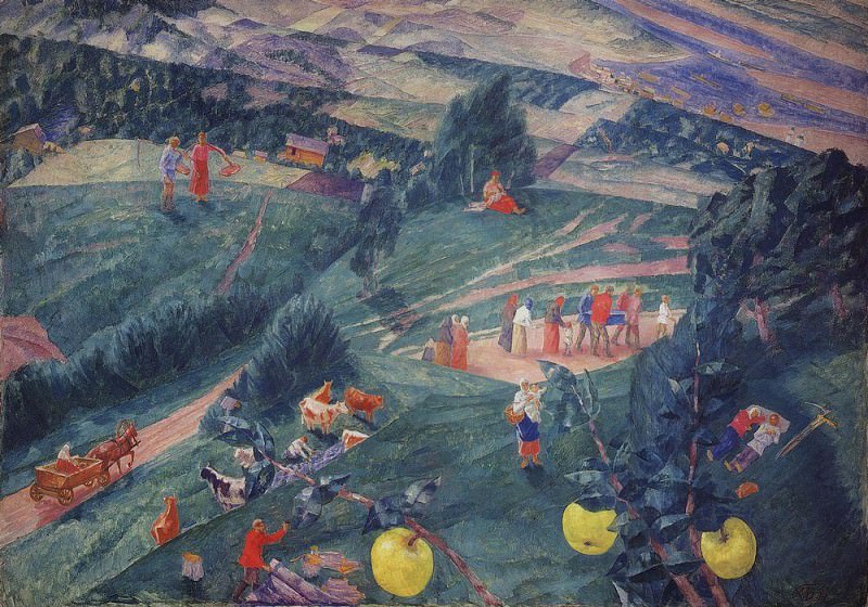 Noon. Summer. 1917, Kuzma Sergeevich Petrov-Vodkin