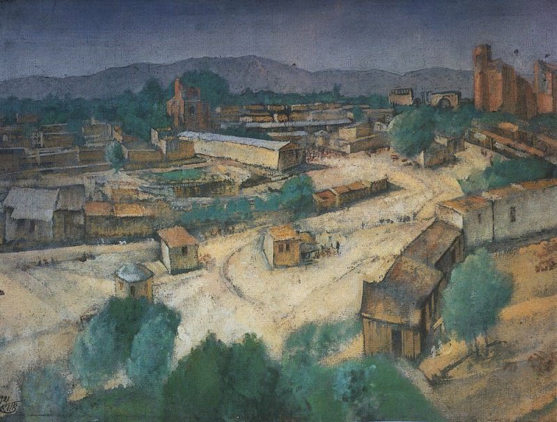 Type of Samarkand. 1921, Kuzma Sergeevich Petrov-Vodkin