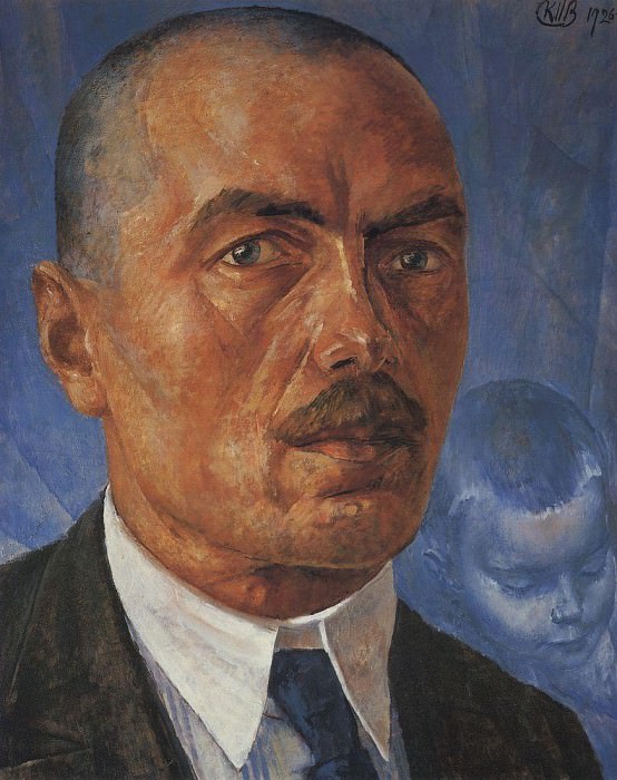 Автопортрет1. 1926-1927, Петров-Водкин Кузьма Сергеевич
